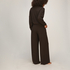 Pant Premium Rib Jersey, Brązowy