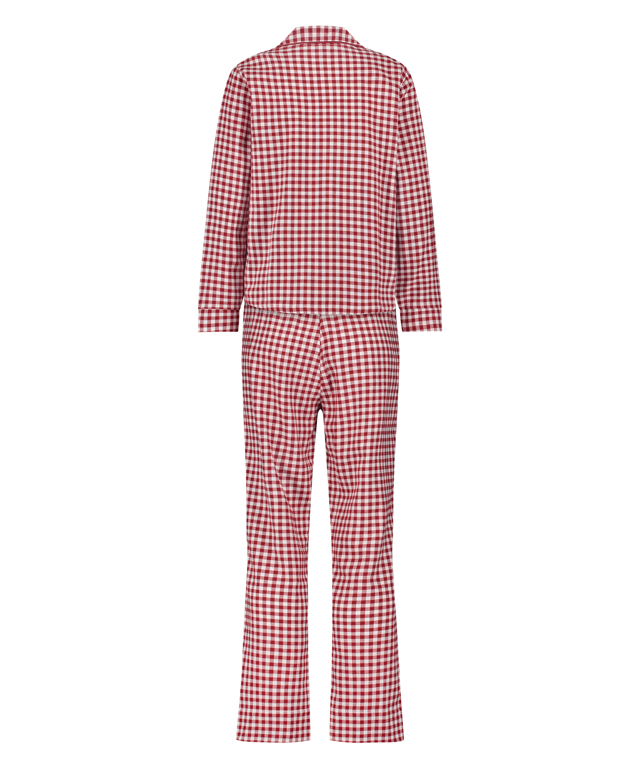 Piżama we wz&oacute;r Flannel, Czerwony, main