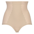 Sculpting scallop high waisted brief - Level 3, Beżowy