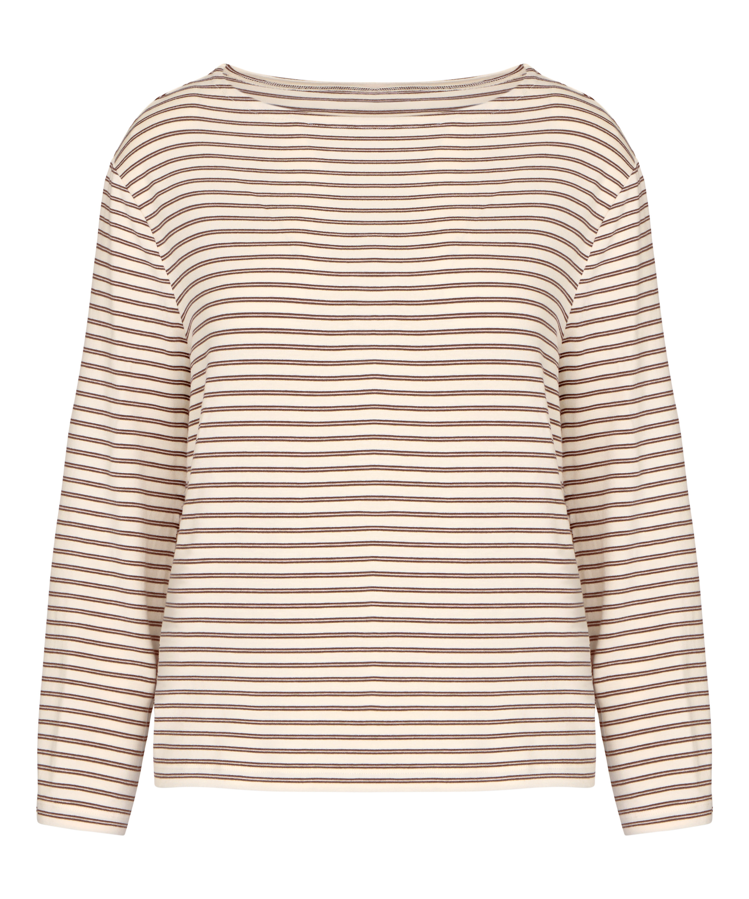 Pyjama Top Loose Jersey, Biały, main