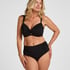 Nieusztywniona g&oacute;ra od bikini z fiszbinami Luxe, Czarny