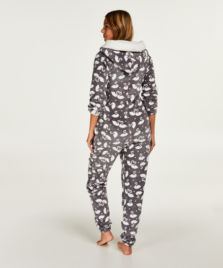 Fleece onesie, Szary