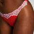 Stringi Lace & Shine, Czerwony