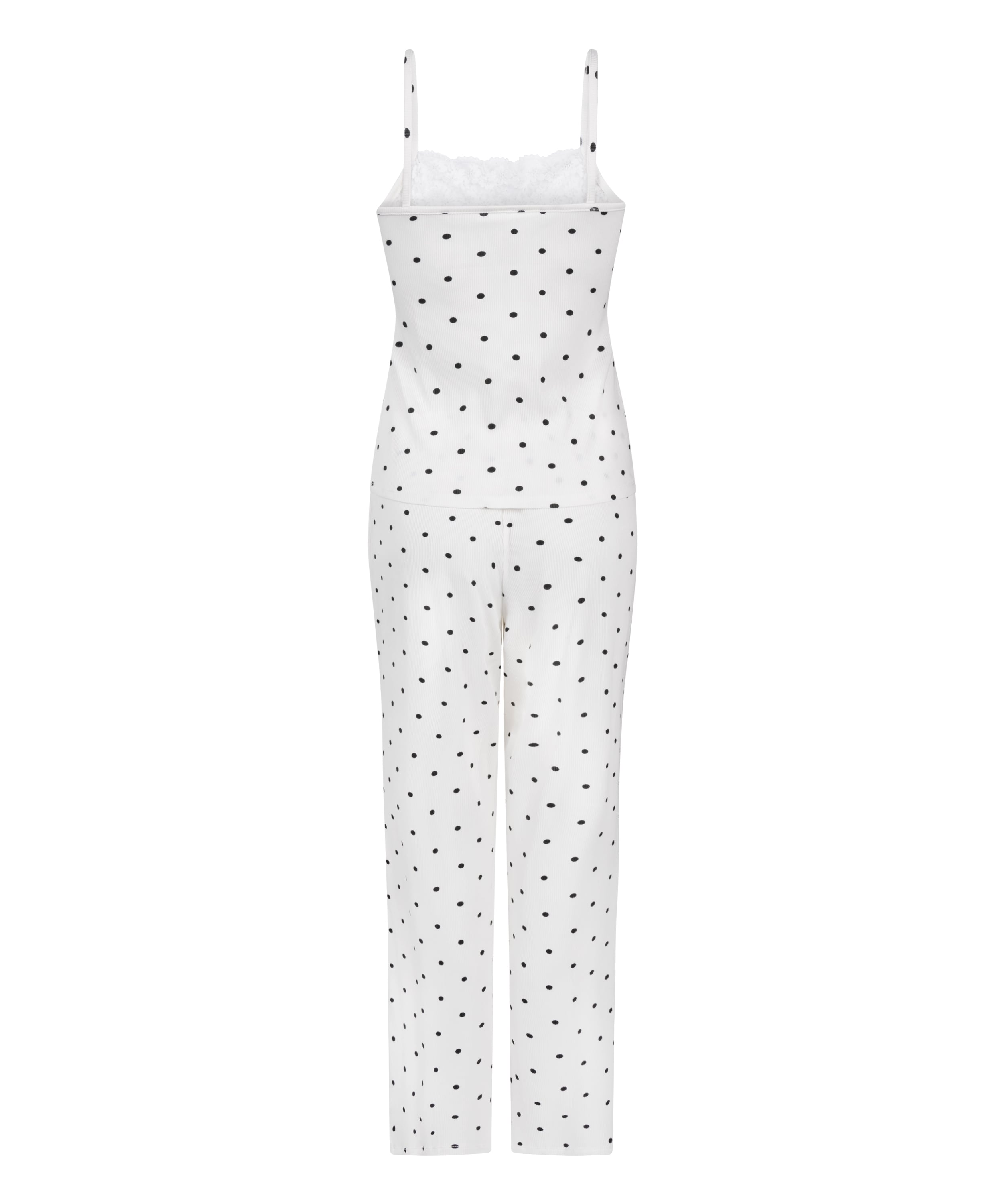 Komplet Piżamy Dots, Biały, main