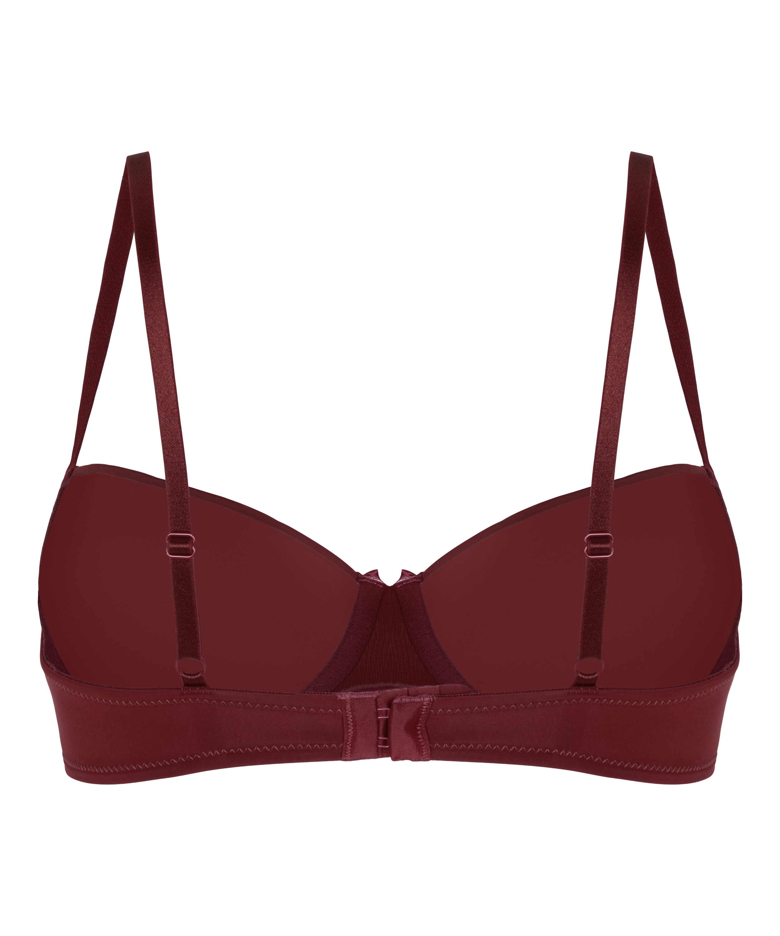 Demi Padded Underwired Bra, Czerwony, main