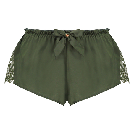 Blogger Pamela_rf Serendipity Satin Shorts, Zielony