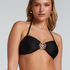 G&oacute;ra od bikini typu bandeau Yucatan, Czarny