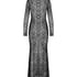 Halka Allover Lace, Czarny