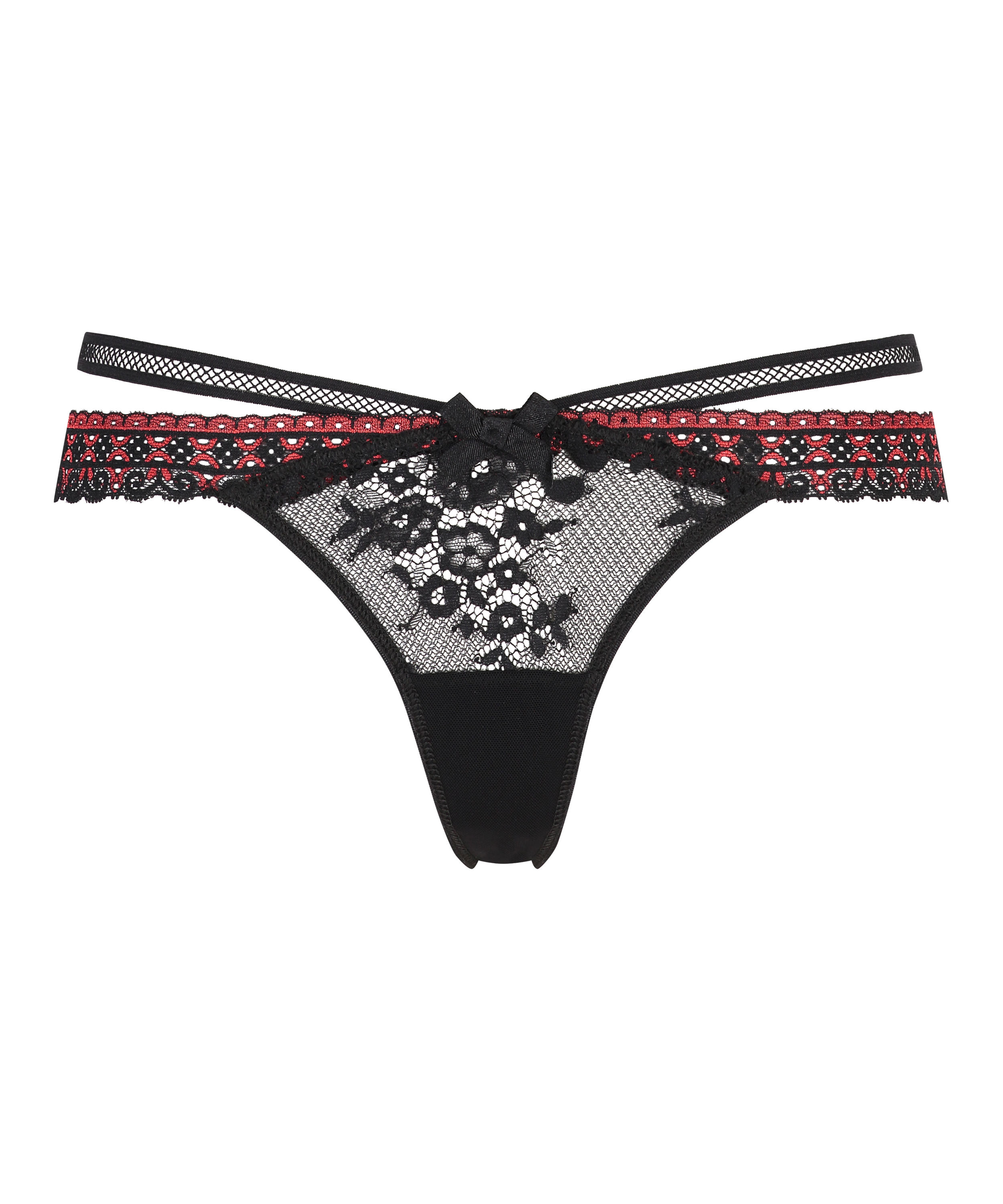 Cantaine low thong, Czarny, main