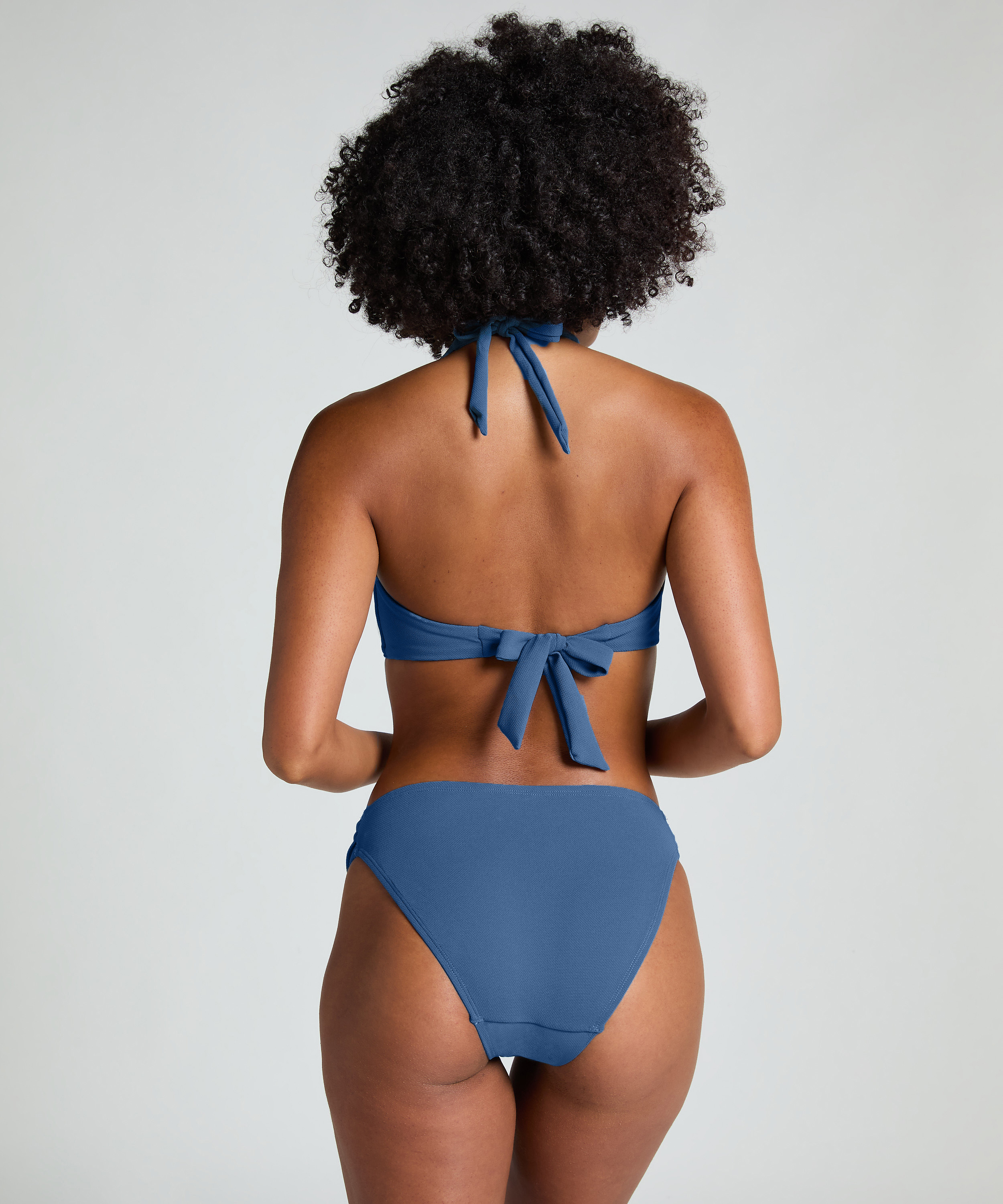 Majtki Bikini Rio Scallop, Niebieski, main