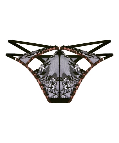 Stringi Highleg Tasha, Czarny