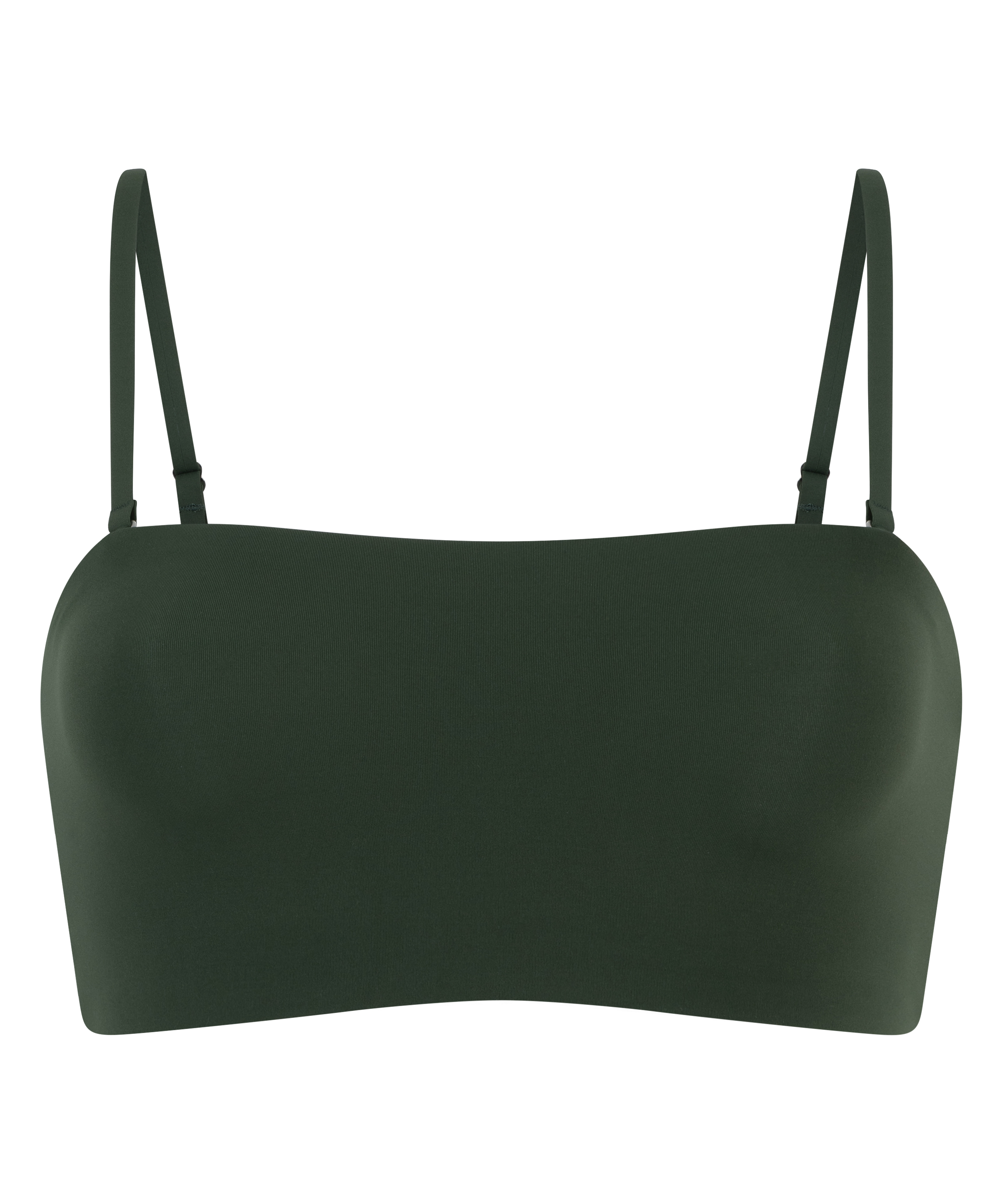 Bandeau Bralette Smooth, Zielony, main