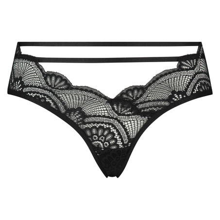 Ziggy High Thong, Czarny