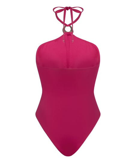Kostium Kąpielowy Highleg Boca, R&oacute;żowy