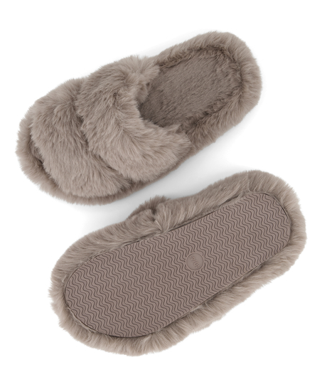 Kapcie Hannah, Beżowy