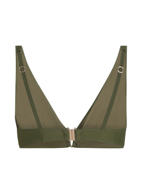 Tr&oacute;jkątna g&oacute;ra od bikini Luna, Zielony
