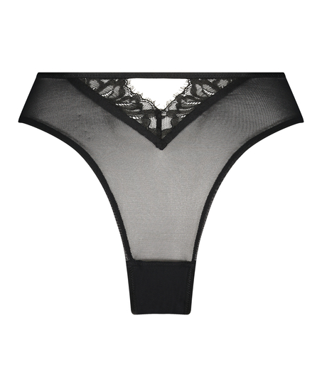 Majtki brazylijskie Sarah, Czarny