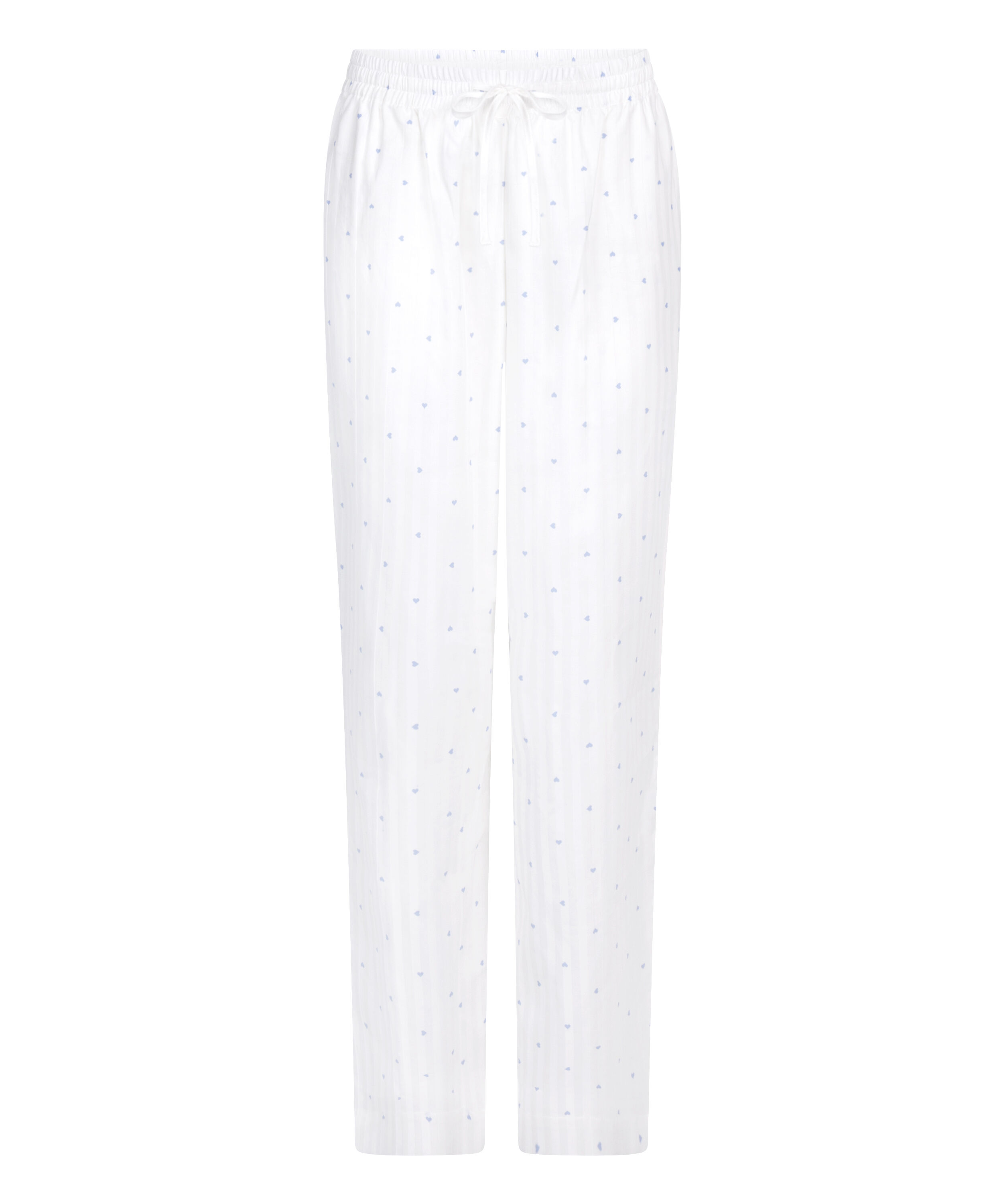 Dżersejowe spodnie Jacquard Hearts, Niebieski