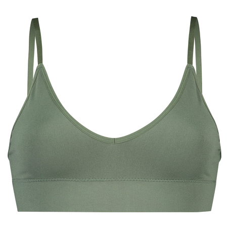 Seamless bralette, Zielony