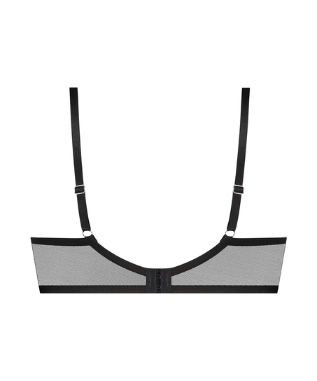 Biustonosz nieusztywniany z fiszbinami Sophia, Czarny