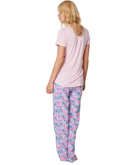 Pyjama pants Fem pants Flower, Niebieski