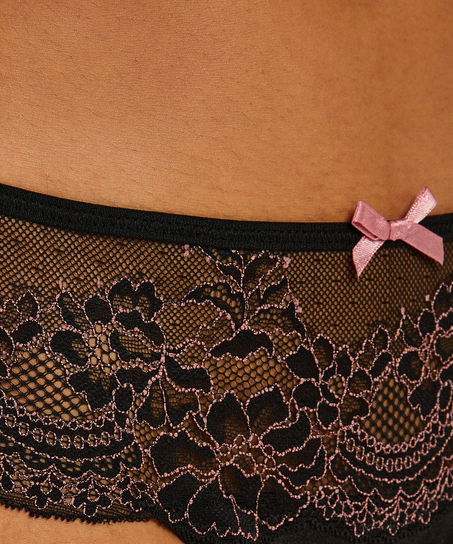 Stringi bokserki Doriane, Czarny