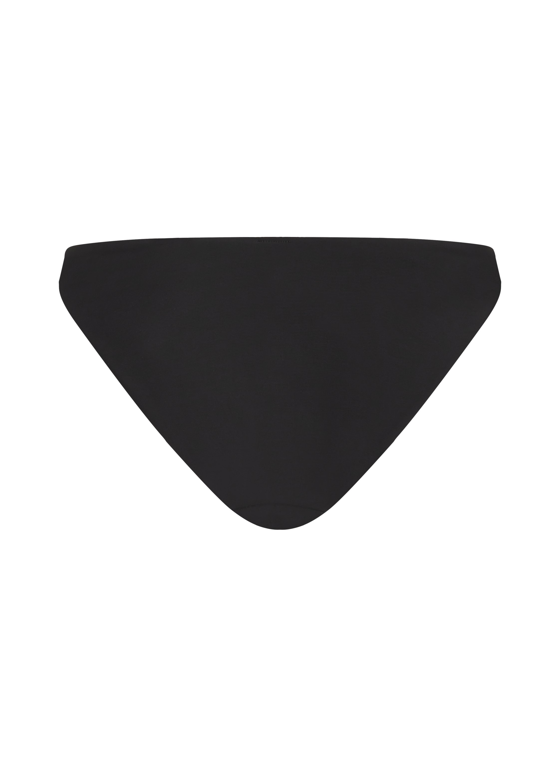 Majtki Bikini Wysoko Krojona Luna, Czarny, main