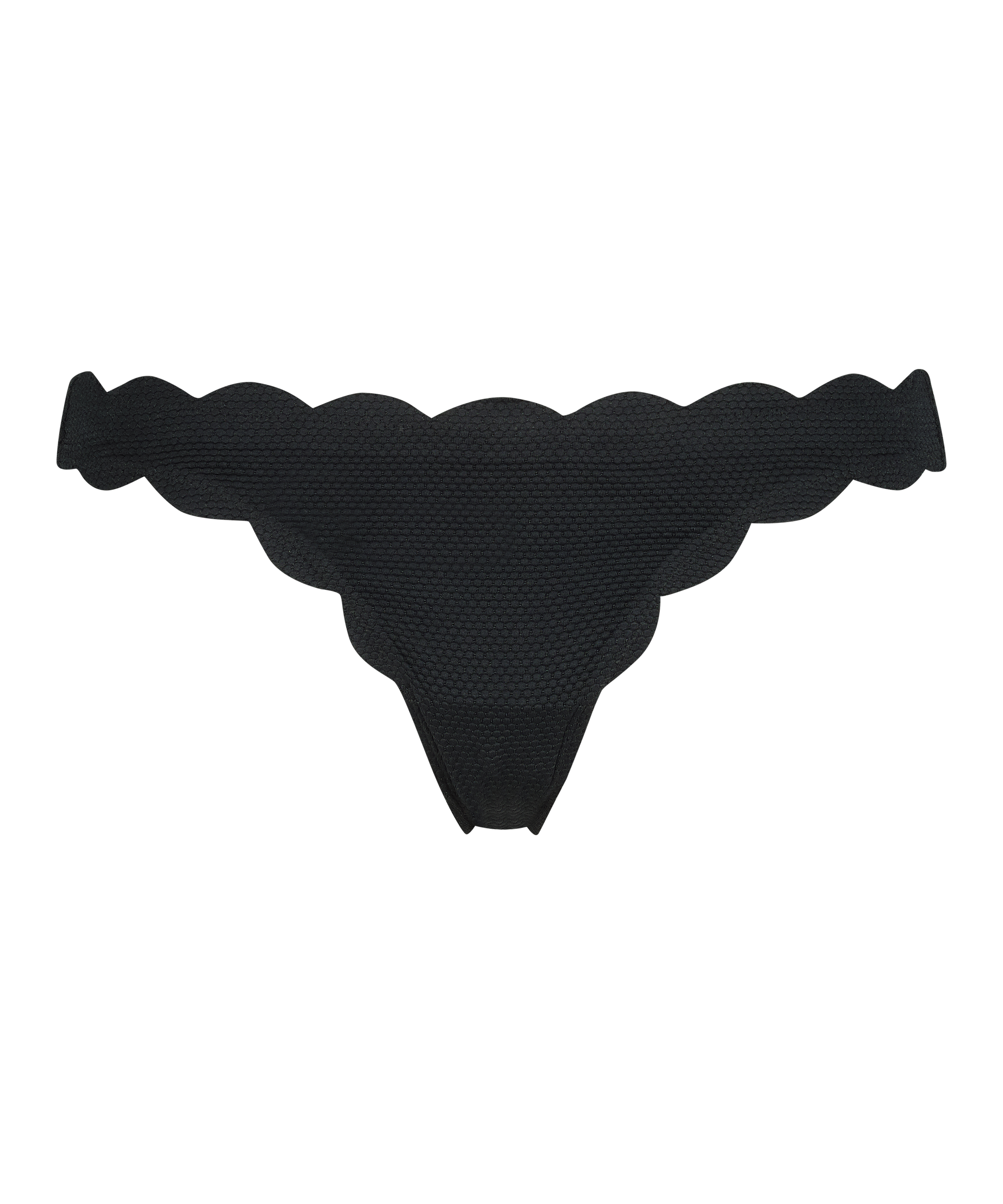 Majtki Bikini Rio Scallop, Czarny, main