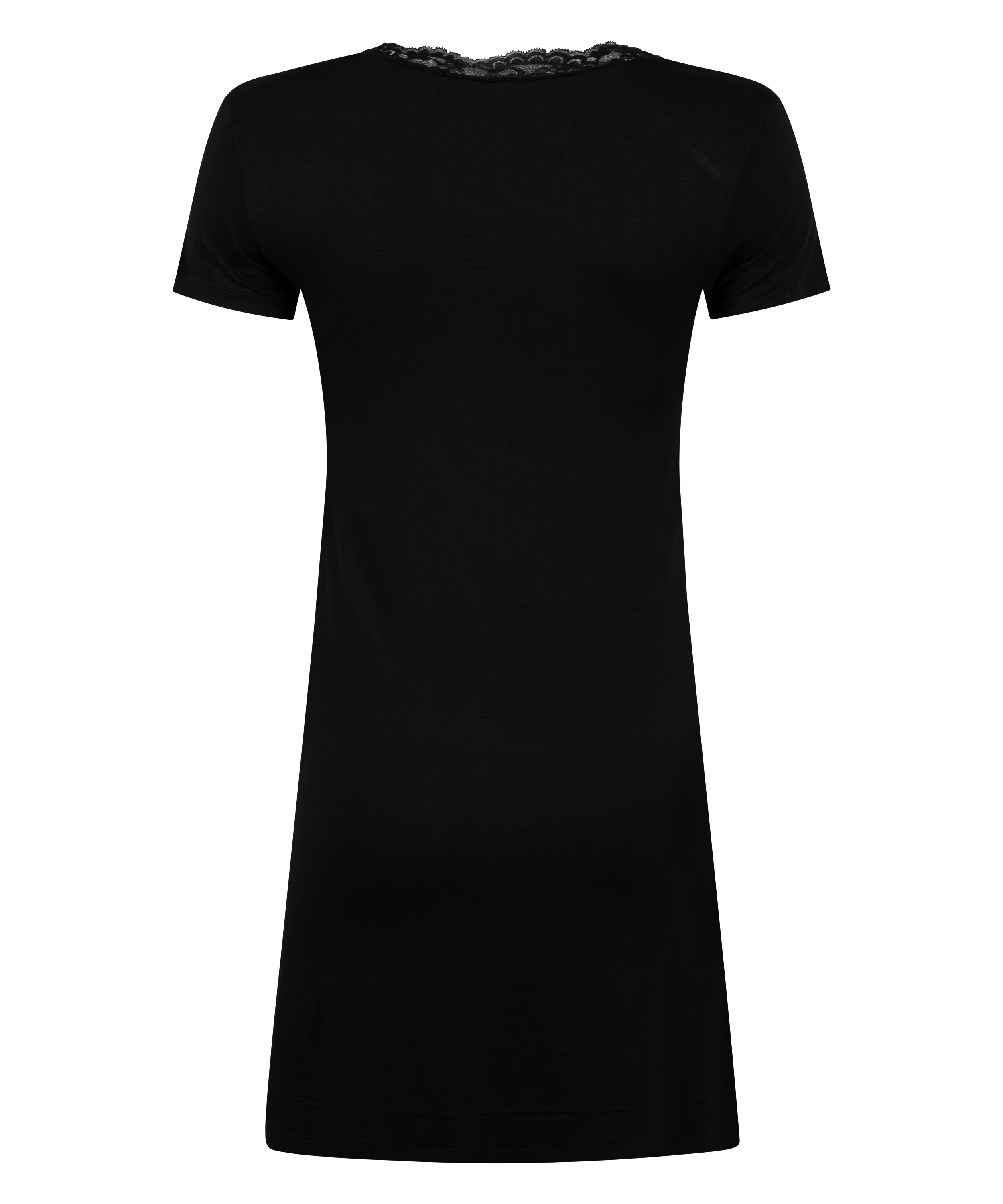 Koszula nocna Jersey, Czarny, main