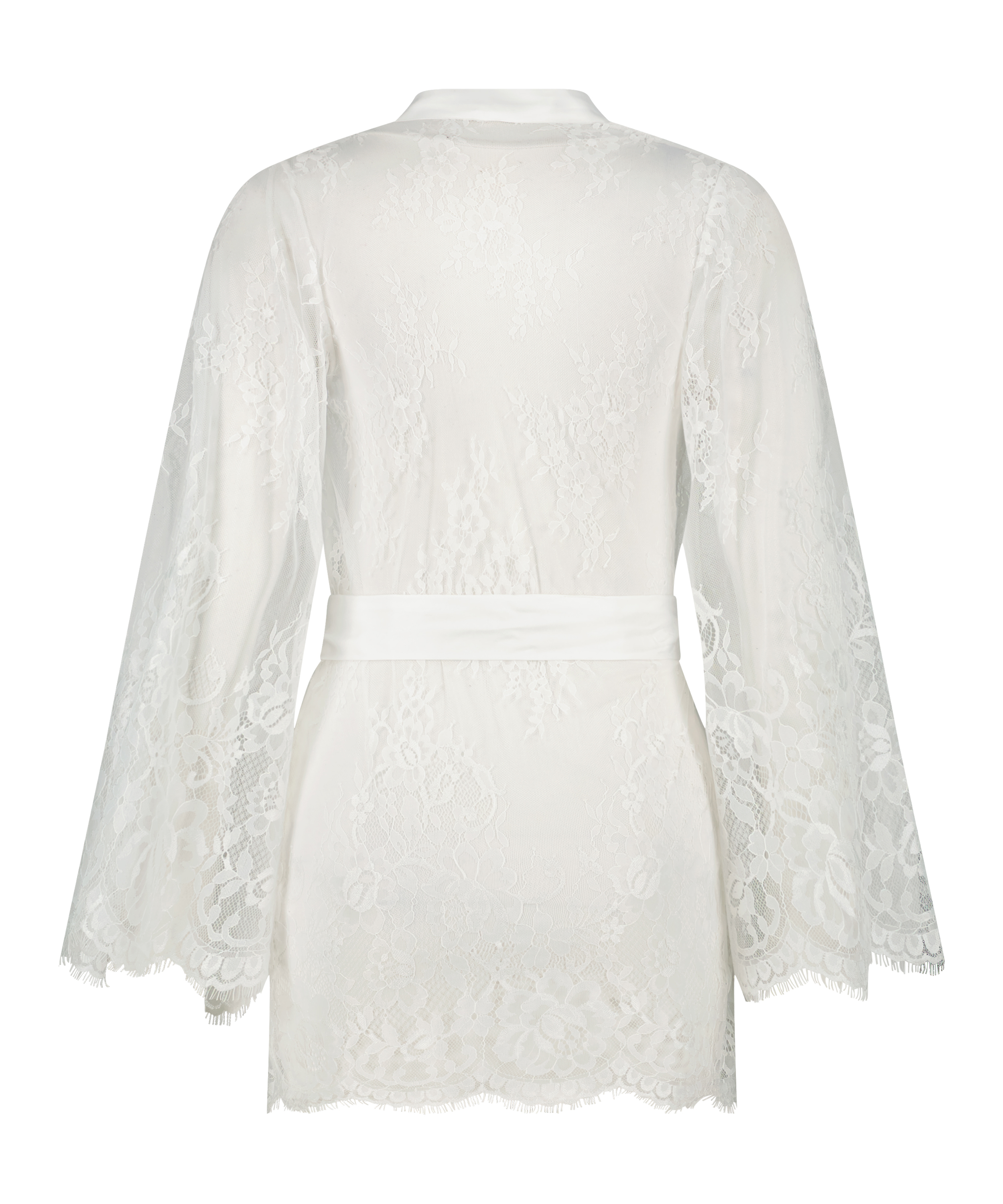 Kimono z koronką Isabelle, Biały, main