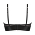 Biustonosz bralette z siateczki Glossy, Czarny