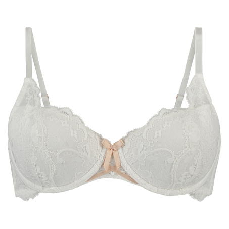 Christina Padded Underwired Bra, Biały