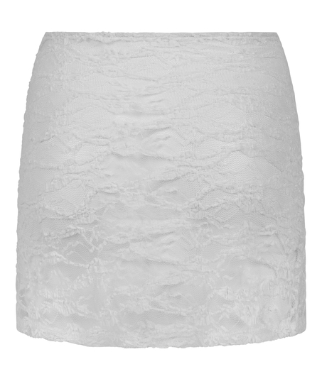 Beach Skirt Sunset Lace, Biały