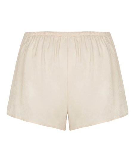 Satin Shorts Ayla, Biały