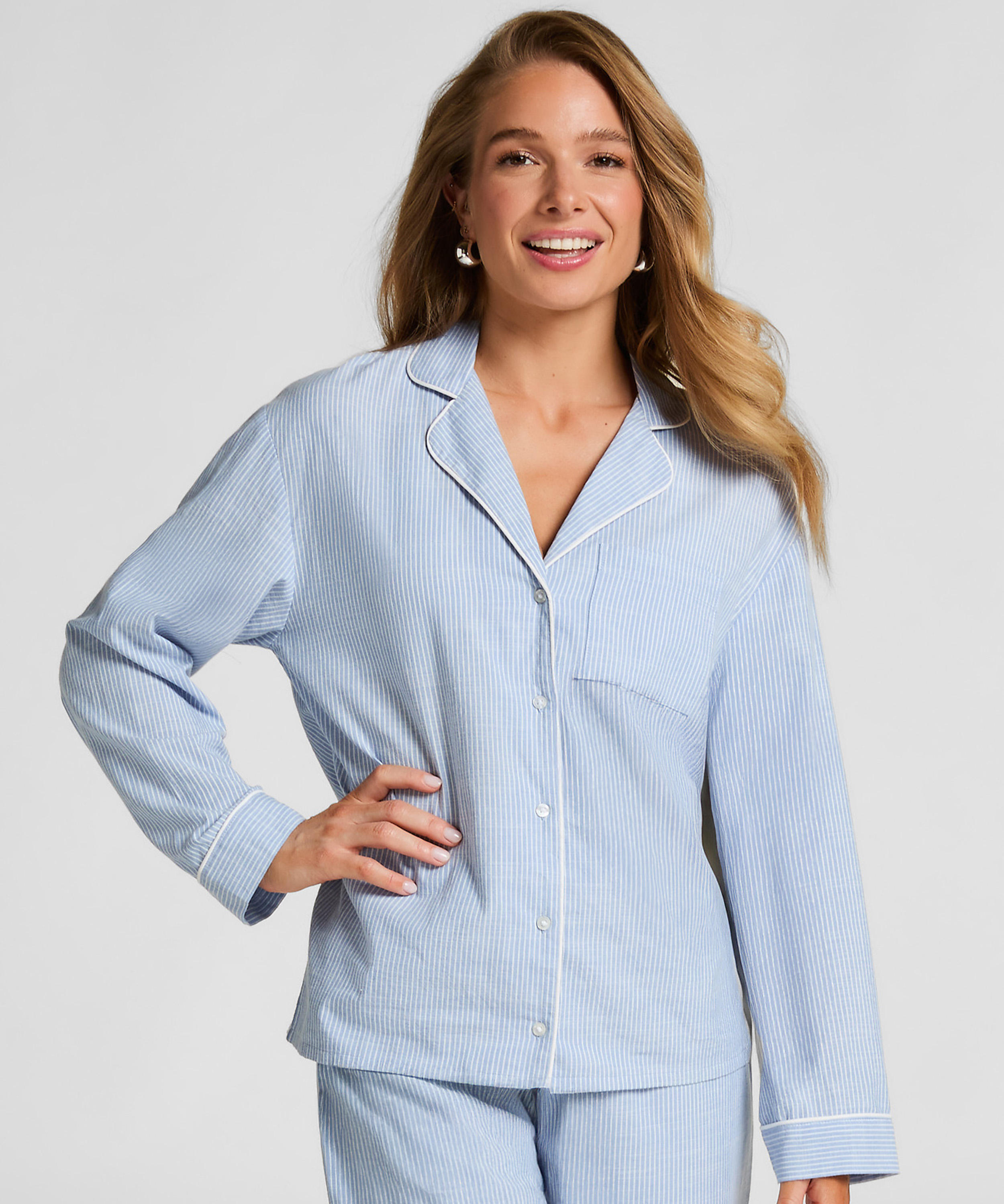 Kurtka bawełniana, Niebieski, main