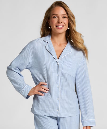 Kurtka bawełniana, Niebieski