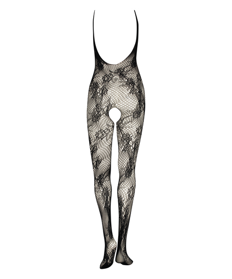 Koronkowy kostium Private, Czarny