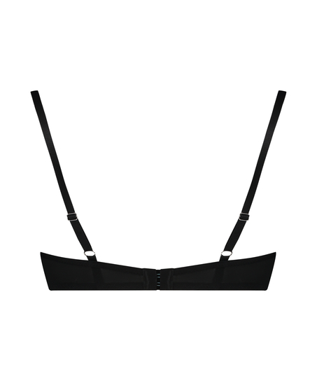 Biustonosz usztywniany z fiszbinami Josefina, Czarny