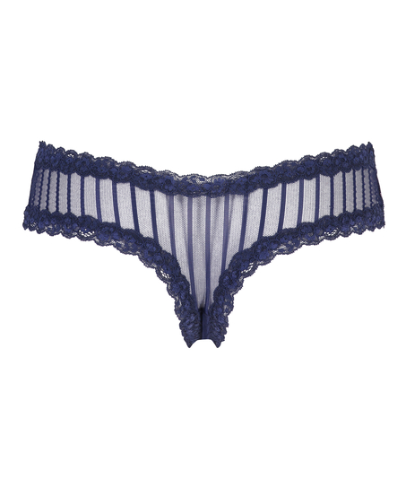 Brazyliany V-shape Mesh, Niebieski