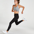Legginsy HKMX Run Baby Run o normalnej talii, Czarny