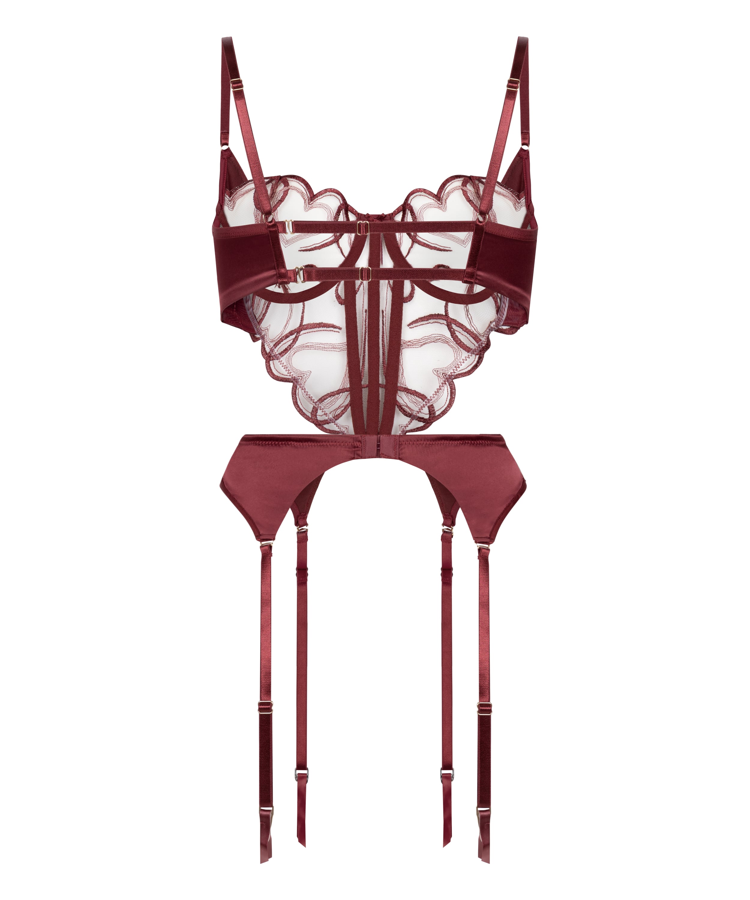 Gorset Olivia, Czerwony, main