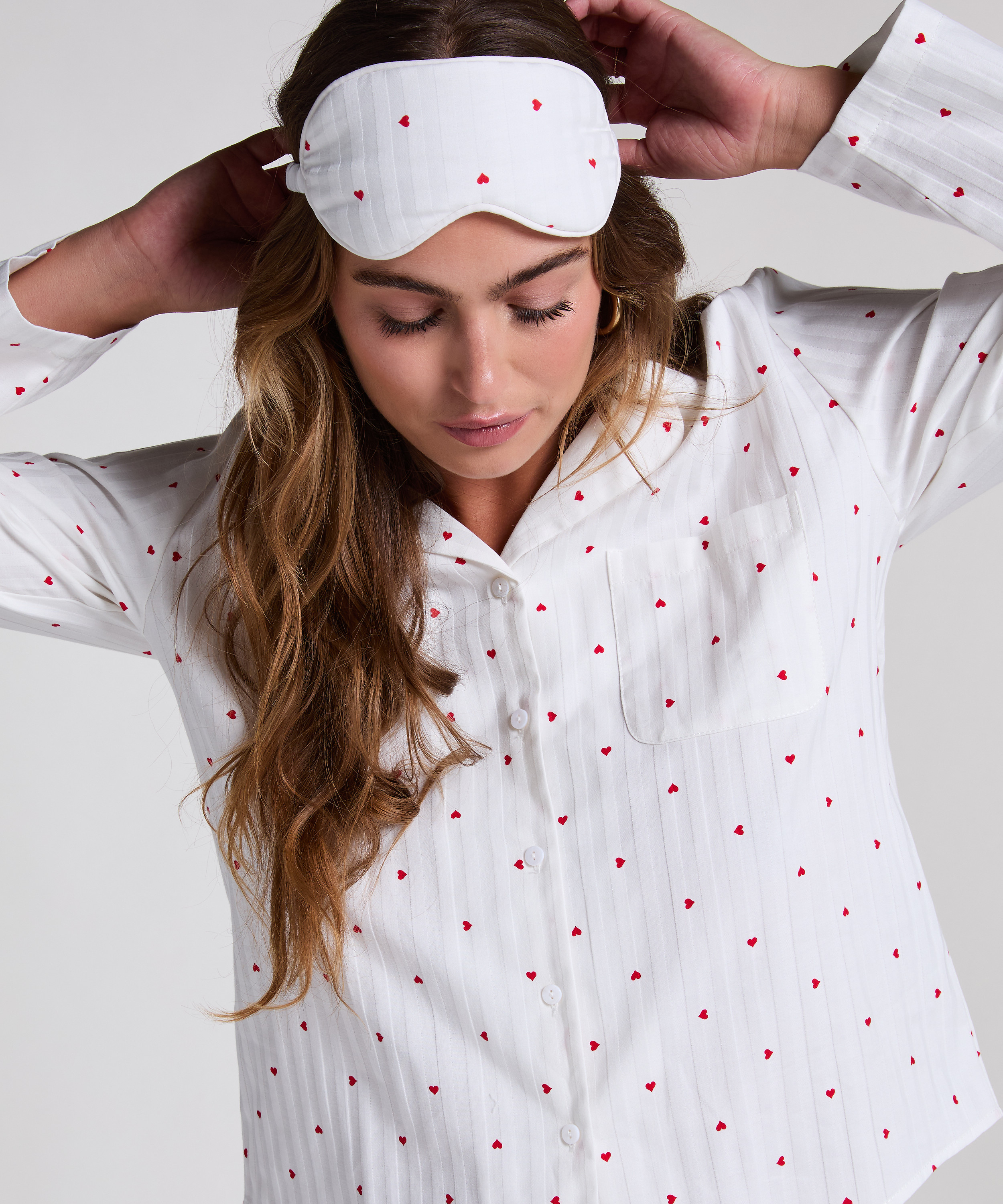 Maska do spania, Biały, main