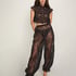 Jogger Allover Lace Legacy, Czarny