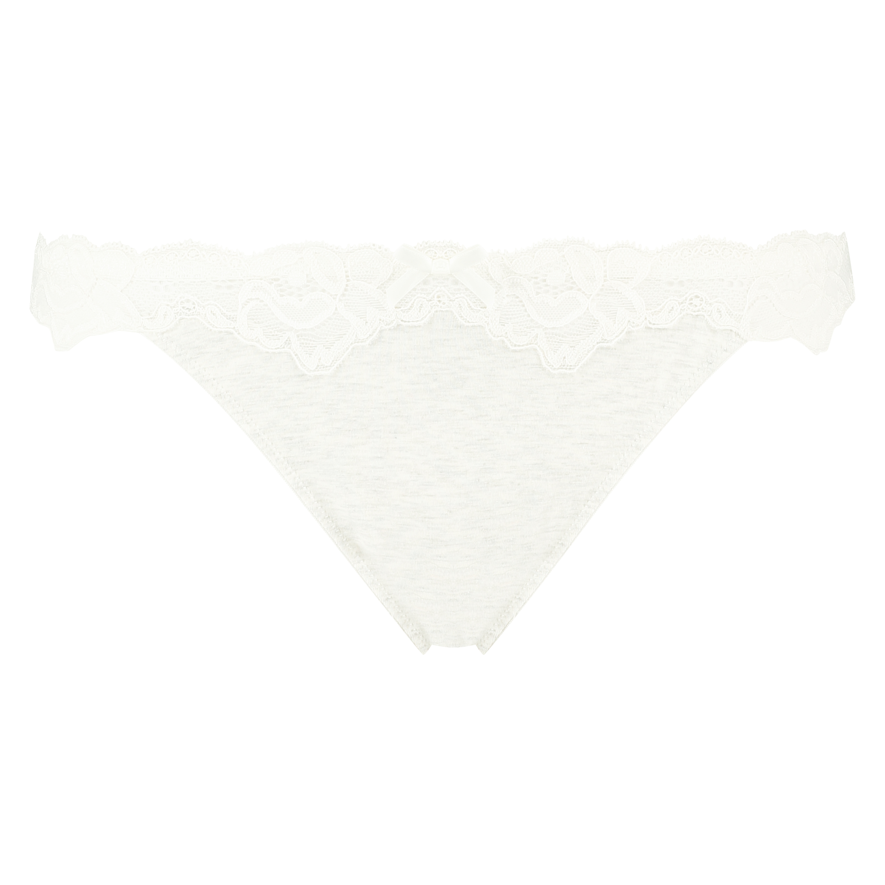 Secret Lace cotton thong, Szary, main