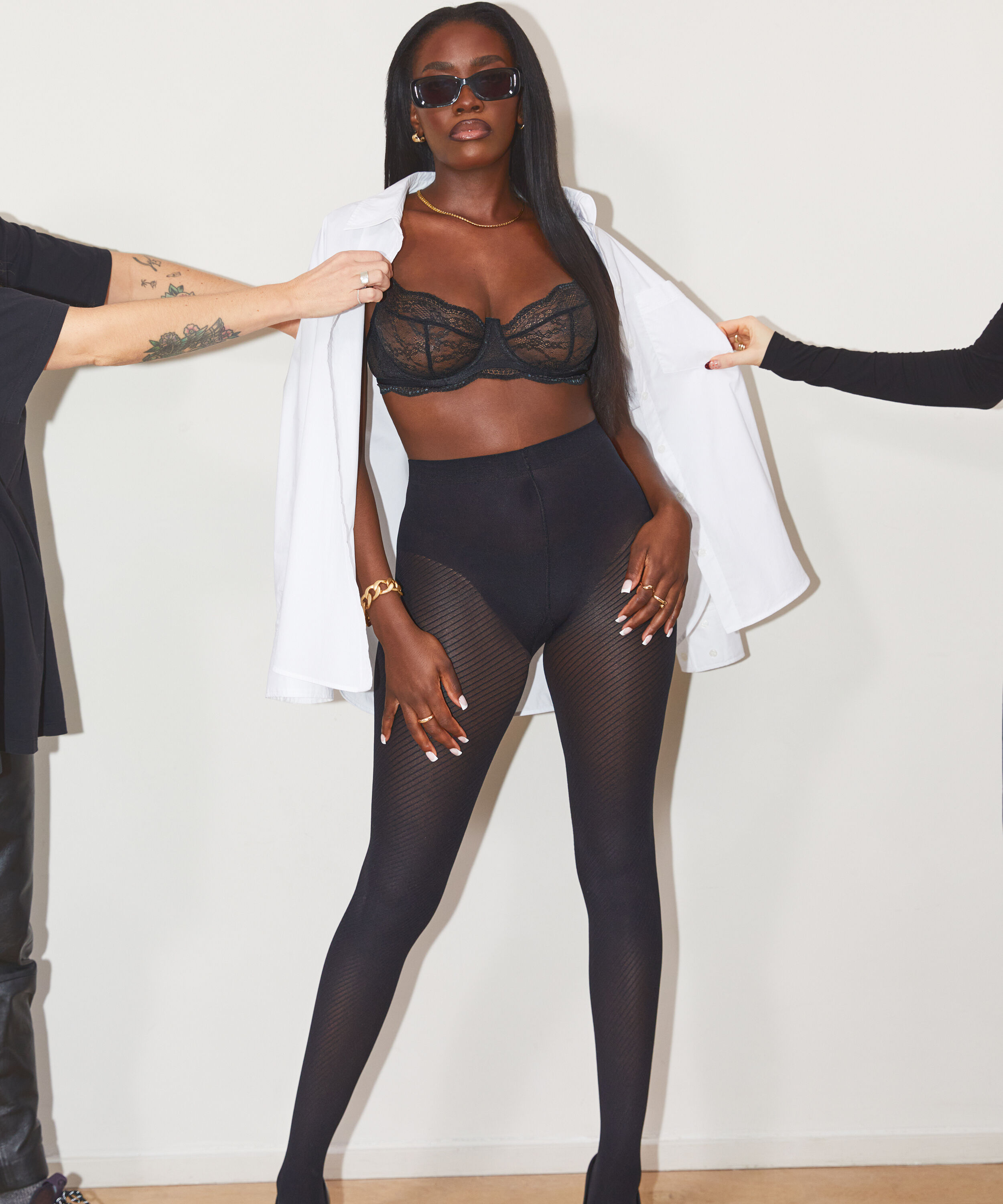 Rajstopy 20 den, Czarny