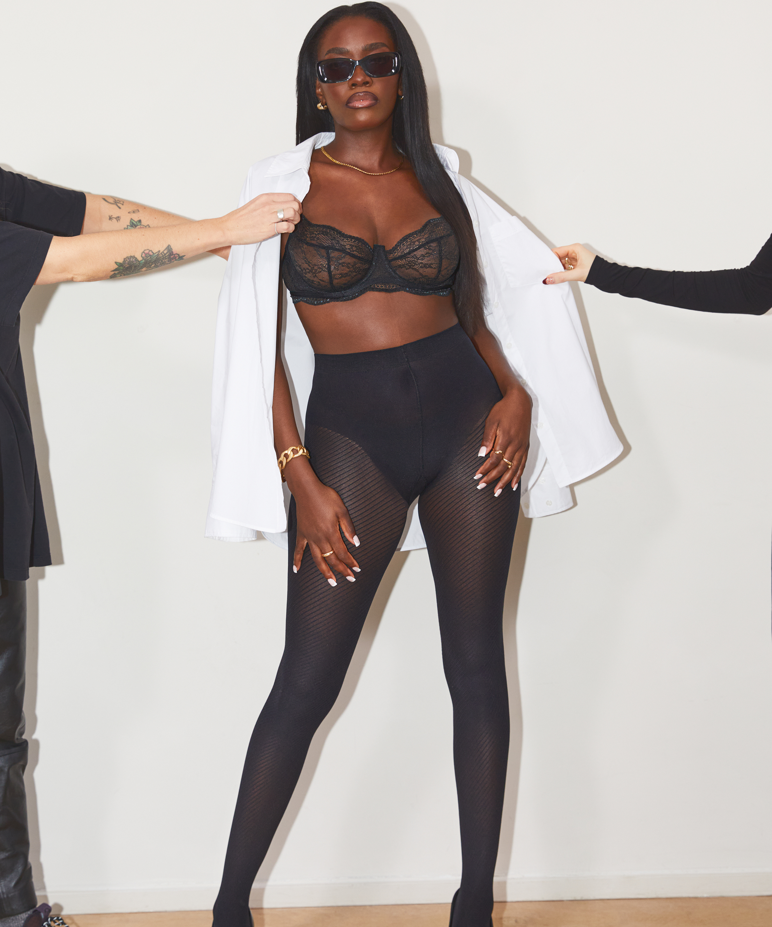 Rajstopy 20 den, Czarny, main