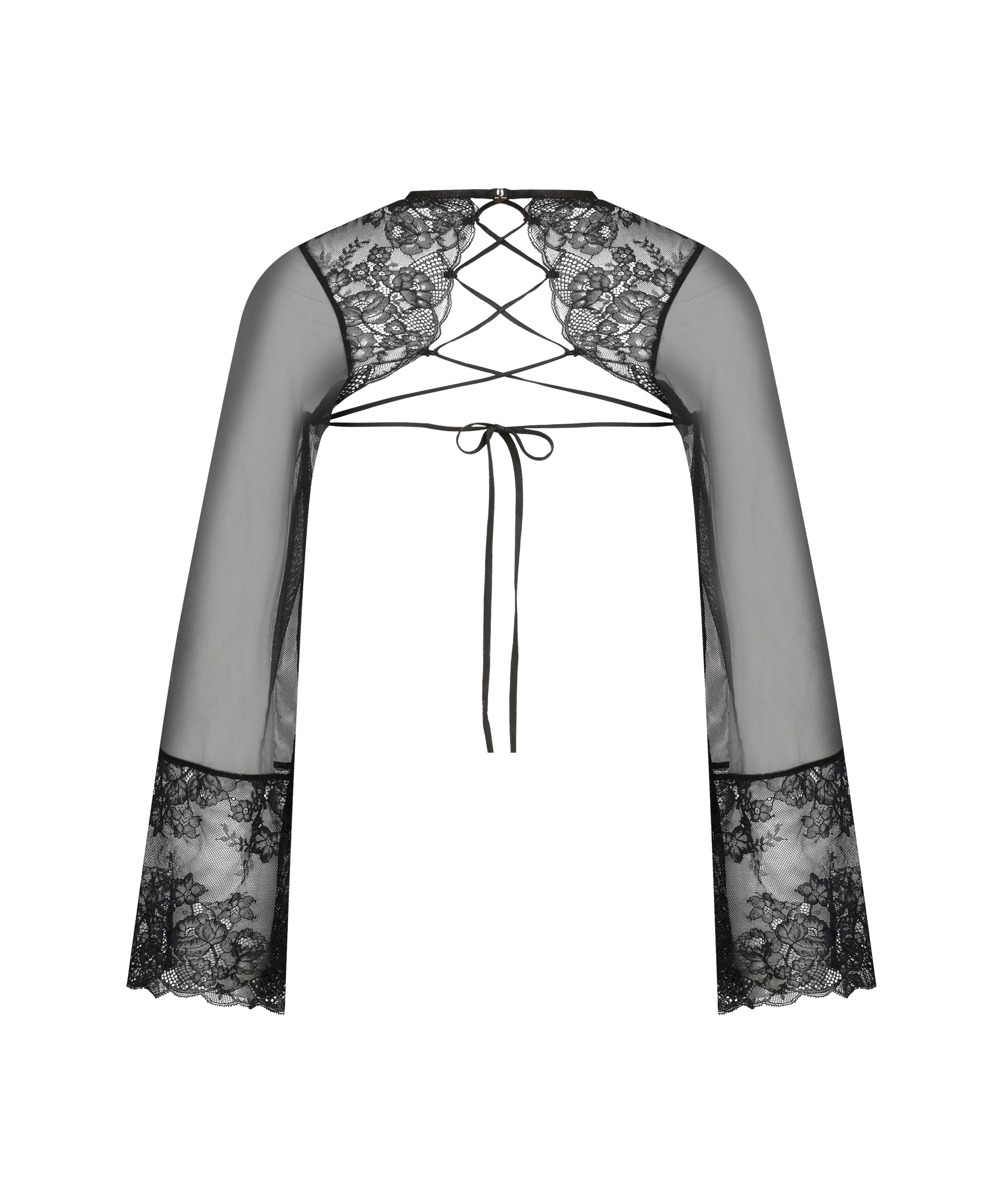 Koronkowy top Catherine, Czarny, main