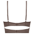 Usztywniany biustonosz typu z fiszbinami o wydłużonym fasonie Arabella, Brązowy