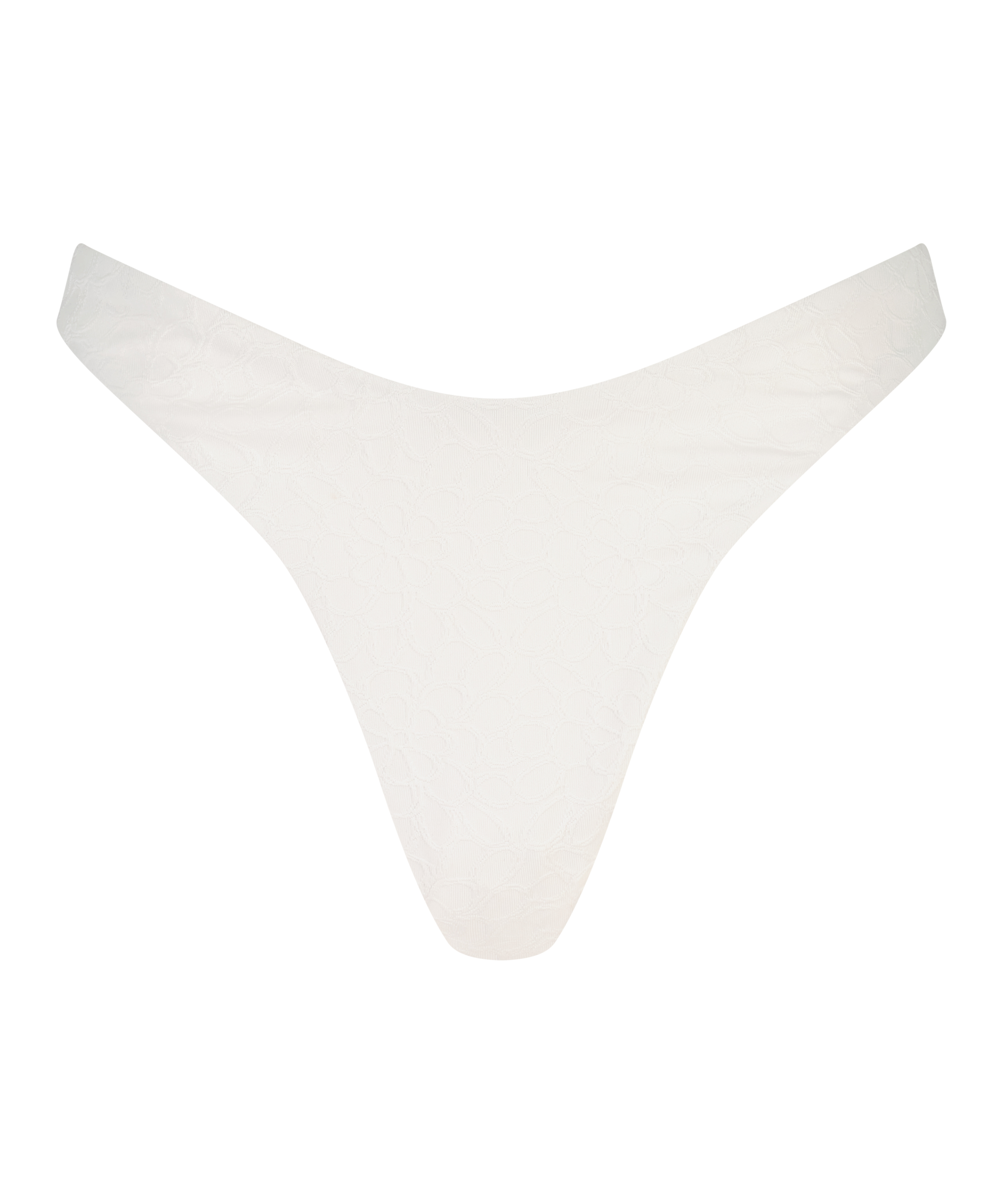 D&oacute;ł od bikini z wysokim wycięciem Sri Lanka, Biały, main