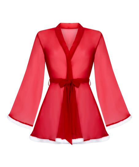 Kimono Mesh Santa, Czerwony